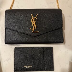 YSL (Yves Saint Laurent) Uptown Chain Wallet Bag
